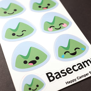 close up photo of the sticker sheet
